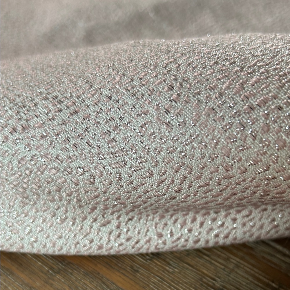 Shower Curtain Textured Pink Fabric
